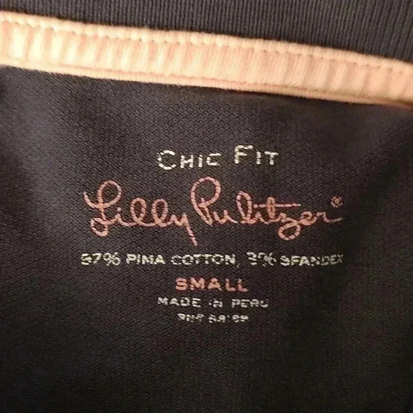 Lily Pulitzer chic fit polo top - Picture 3 of 3